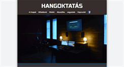 Desktop Screenshot of hangoktatas.hu