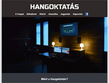 Tablet Screenshot of hangoktatas.hu